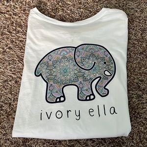 white long sleeve ivory ella shirt